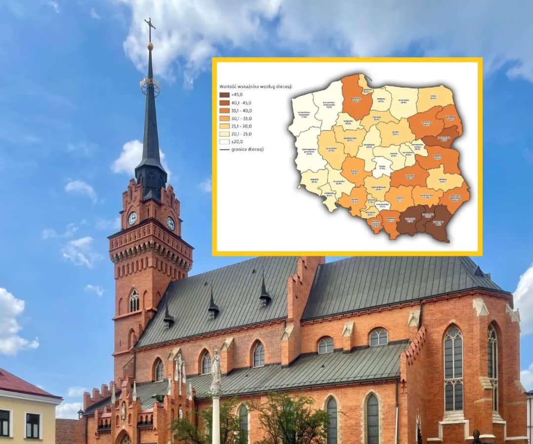 Gdzie jest najwięcej kościołów w Polsce? Zaskakujące statystyki!