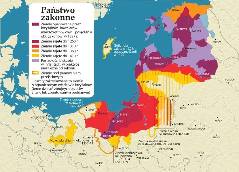 Czy Kazimierz Wielki podbił państwo zakonu krzyżackiego? Prawda o wojnach