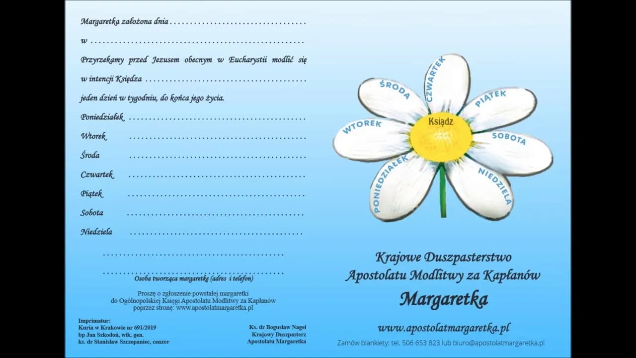 Jak odmawiać modlitwę margaretki, aby wspierać kapłanów skutecznie